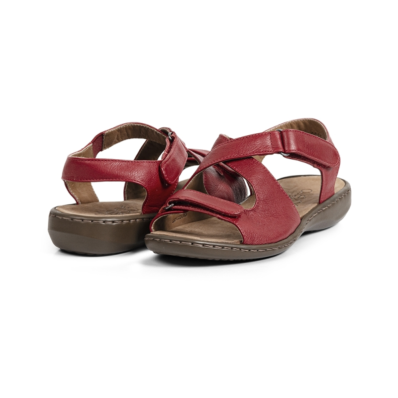 SANDÁLIA FEMININA VERMELHA OPANANKEN 39