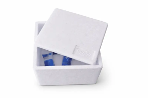 CAIXA DE ISOPOR PARA TRANPORTE DE INSULINA CONTÉM 6 GELOS ARTIFICIAIS